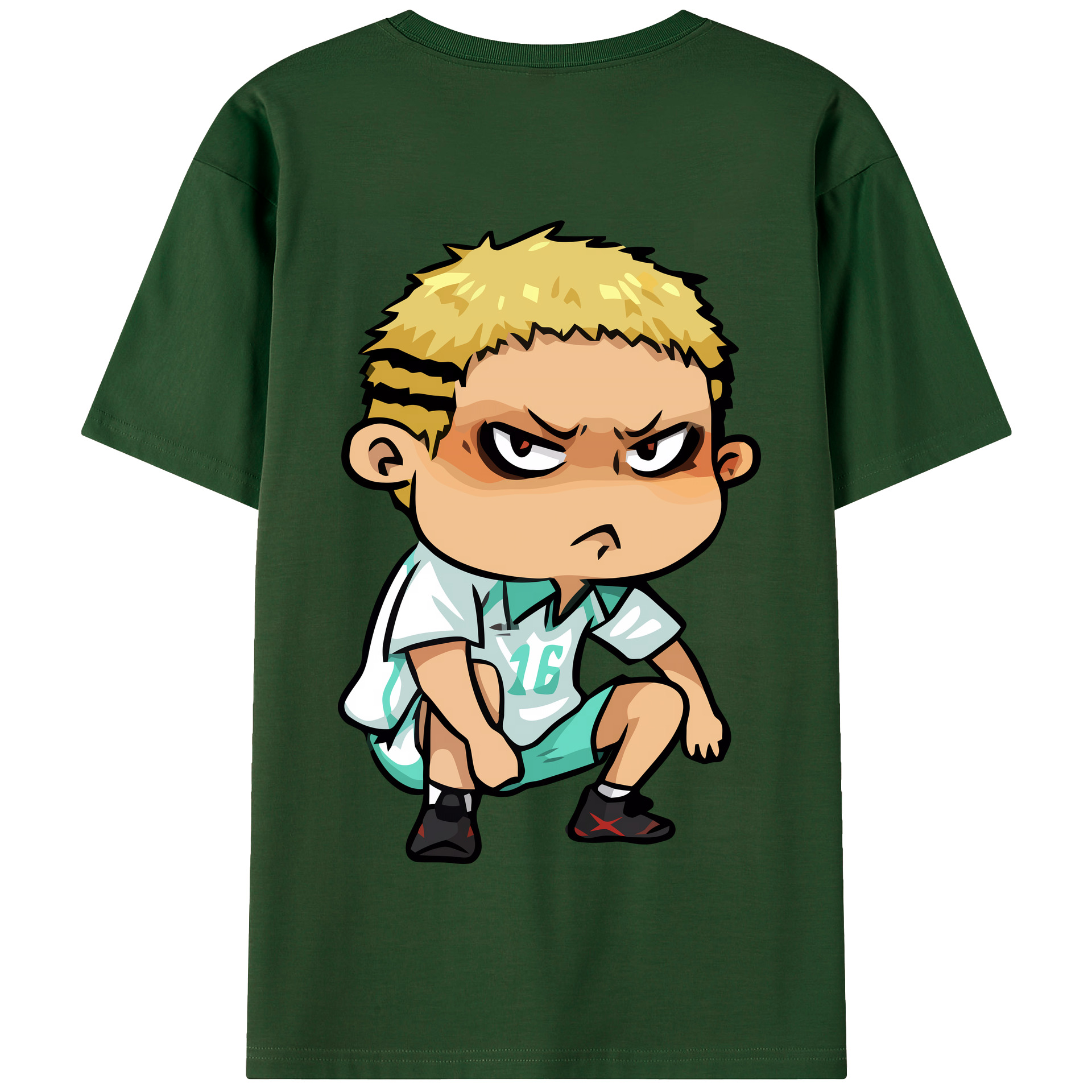 （画像用） ハイキュー!! Haikyu!! 綿100％半袖Tシャツ（背面プリント）